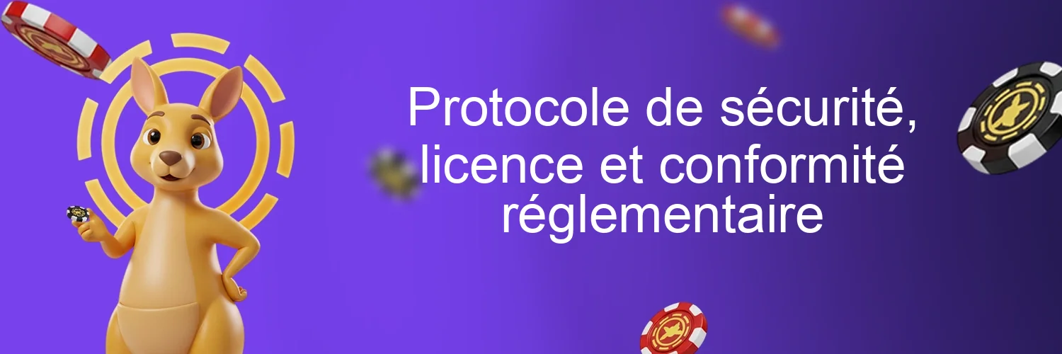 Protocole de sécurité, licence et conformité réglementaire Protocole de sécurité, licence et conformité réglementaire